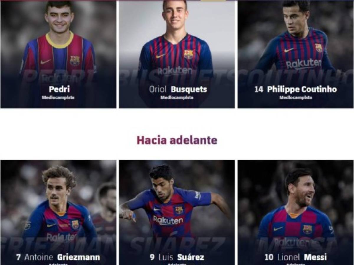 Hay sorpresas: Así quedan los números de camisetas de los jugadores del FC Barcelona