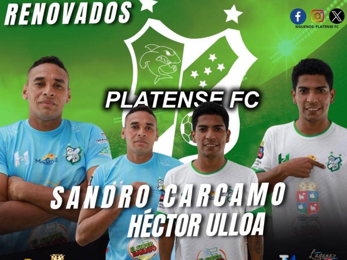 Platense confirmó las renovaciones de Sandro Cárcamo y Héctor Ulloa por todo el 2024.