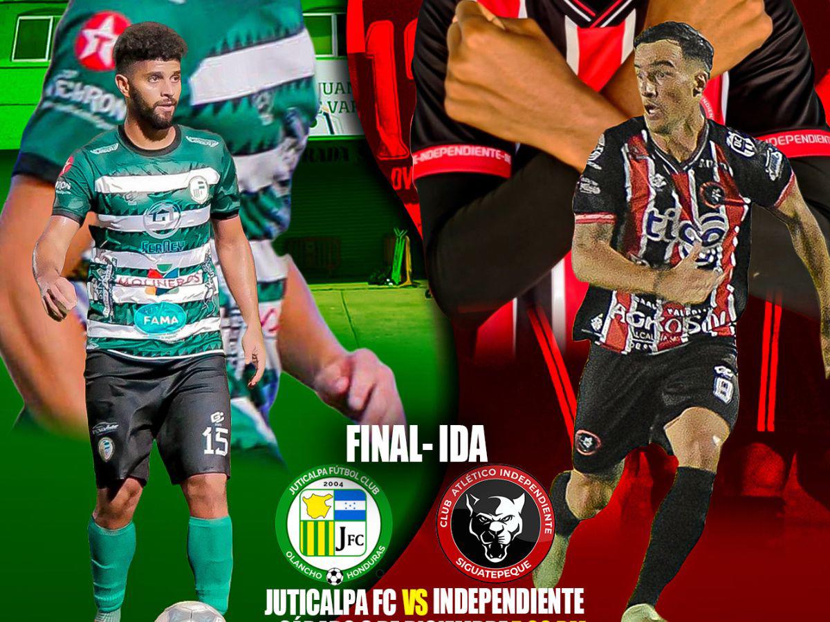 Hora y dónde verlo: Juticalpa-Independiente, a la primera batalla de la gran final del Apertura 2023