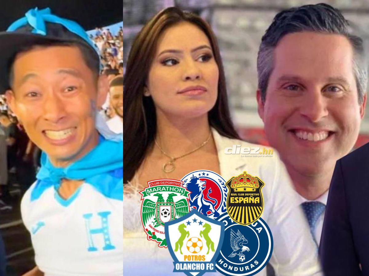 ¿Y Shin Fujiyama? 25 famosos en Honduras que son aficionados de los equipos de la Liga Nacional