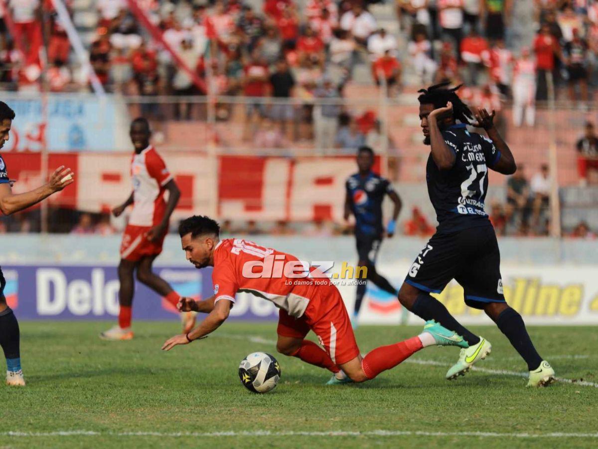 Vida perdió ante Motagua y jugará dos partidos de repechaje por el no descenso ante UPNFM. FOTO: Esaú Ocampo.