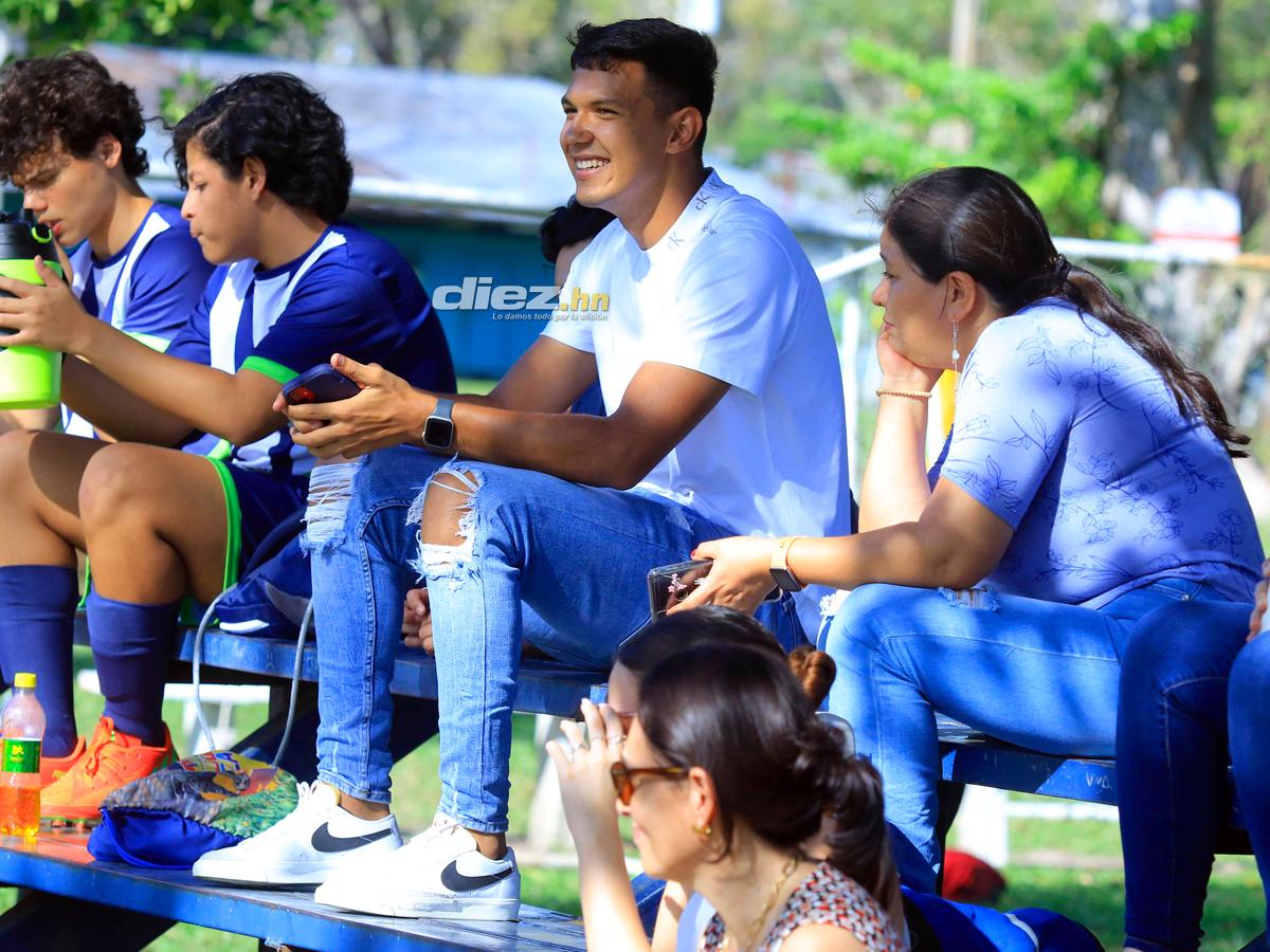 Luis Vega, jugador del Marathón, fue parte de la escuela Happy New Dawn. FOTOS: Neptalí Romero.