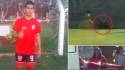 Tragedia: un futbolista perdió la vida luego de impactar contra un muro en pleno partido