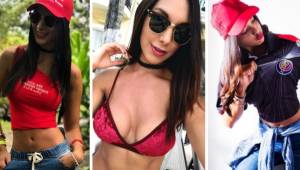 La modelo costarricense Dorely Rojas es aficionada a la selección y espera con ansias el arranque del mundial