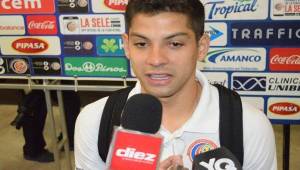 Cristian Gamboa brindó la asistencia del primer gol de Costa Rica ante Jamaica. (Foto:Jeison Solano - Diez)