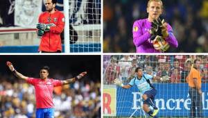 Muchos jugadores han tenido que ponerse los guantes para defender las porterias de sus equipos. Centroamérica y México no han sido la excepción.