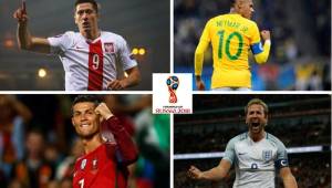 La lucha por el goleo promete ser dura en el mundial Rusia 2018. Los máximos goleadores del mundo estarán peleando por acumular la mayor cantidad de celebraciones.