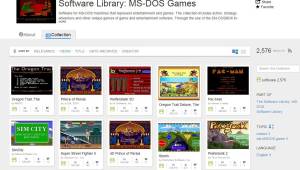 El archivo de internet en la sección de software ha puesto a disposición de todo el mundo más de 2,000 juegos de MS-DOS.
