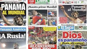 La prensa panameña disfrutó a lo grande el pase a la Copa del Mundo de Rusia 2018. (Foto: Metro Libre)