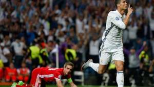 Cristiano Ronaldo celebró a lo grande los goles en el juego ante el Bayern Munich que les dio el pase a Semifinales de Champions.