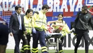 El costarricense salió lesionado en el juego del Espanyol ante el Eibar por la Liga Española. (Foto: Liga Española).