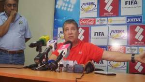 El estratega prepara a Panamá para los juegos eliminatorios ante Haití el 25 y 29 de marzo respectivamente. (Foto: Marcador TV).