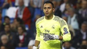 Keylor Navas llegó lesionado al Real Madrid, tras su participación con Costa Rica.