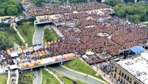 La afición de Tigres llenó las calles para celebrar el título de su club. (Foto: Tigres)