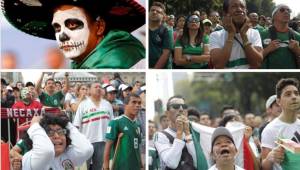 México quedó fuera del mundial a manos de Brasil. Y el dolor en la afición fue evidente.