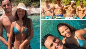 Keylor Navas y Andrea Salas disfrutan de unas espectaculares vacaciones luego del mundial Rusia 2018.