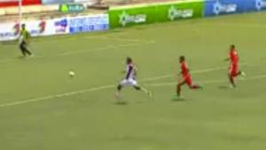 Jerry Bengston marcó la segunda anotación del Deportivo Saprissa en el caribe de Costa Rica. (Foto y video: Teletica)