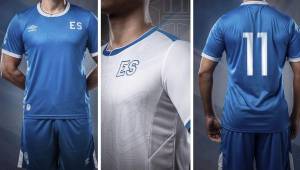 La selección de El Salvador presentó los nuevos uniformes que utilizarán en la Copa Oro. (Fotos: El Gráfico).