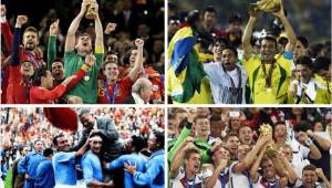 El momento de levantar la copa del mundo es la culminación de un gran sueño de muchos jugadores. 20 selecciones han lograr esa ilusión.
