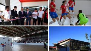Este viernes la Federación Costarricense de Fútbol estuvo de fiesta al inaugurar el nuevo gimnasio de fútbol sala y el alberge de selecciones menores. Fotos: Federación Costarricense de Fútbol.
