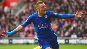 Vardy es actualmente el máximo artillero de la Premier League, con 13 goles, cuatro más que el belga Romelu Lukaku, del Everton.