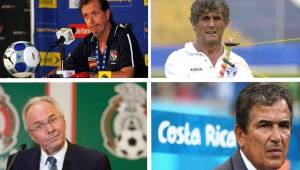Los entrenadores extranjeros que han fracaso en procesos mundialistas con selecciones centroamericanas.