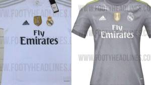 Así serían las nuevas camisas del Real Madrid para la próxima campaña, una de ellas será en gris.