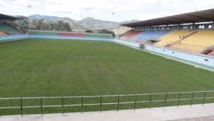 Así luce el nuevo estadio que funcionará en la ciudad de Juticalpa. Foto Ronal Aceituno