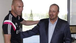 Zidane no ocultó sus deseos, pero admitió que no se ve preparado para dirigir al primer equipo del Real Madrid. Foto @realmadrid