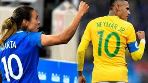 Marta ahora es la preferida de la afición brasileña con comparación con Neymar. Foto AFP.