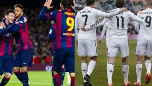 Los tridentes del Barcelona y Real Madrid vivieron su duelo aparte.