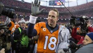Manning tiene 39 años de edad y busca su segundo título de Super Bowl.