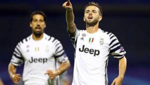 Pjanic abrió la brecha del triunfo para los juventinos.