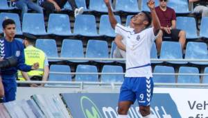 El delantero Choco Lozano está respondiendo con goles en el Tenerife. Foto tomada de El Dorsal.