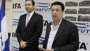 Los dirigentes hondureños, Alfredo Hawit y Rafael Callejas, fueron los que llevaron la voz cantante en la Federación Nacional de Fútbol de Honduras en los últimos años.