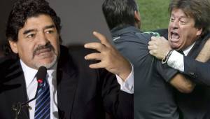 Maradona no se midió y atacó a la Selección de México por su polémico pase a la final de la Copa Oro 2015.