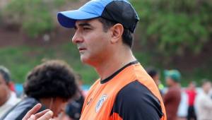 El entrenador del Motagua, Diego Vázquez, siempre da titulares a los medios con sus polémicas declaraciones. Foto DIEZ Ronald Aceituno