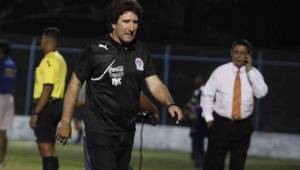 Héctor Vargas dice que pese al empate en Olanchito, el Olimpia nunca fue menos que Victoria. Foto Esaú Ocampo