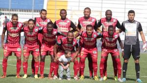 Este es el equipo titular que Deportes Savio presentó ante el Olimpia en su último partido en Primera División.