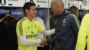 El 'Bolillo' Gómez le recomienda a James Rodríguez dejar el Real Madrid porque 'Zidane no lo quiere poner'. Foto @RealMadrid