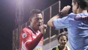 Marco Vega reclamó las actitudes que mostraron los árbitros en el duelo de este miércoles en San Pedro Sula.