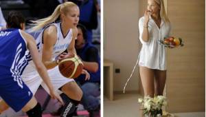 Antonija Sandrić es un hermosa jugadora profesional de baloncesto en Croacia.