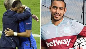 Dimitri Payet lloró este viernes al anotar el gol del triunfo para Francia. Foto AFP