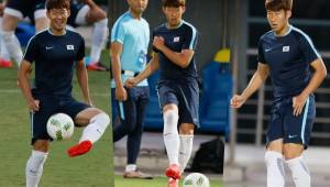 Heung-Min Son es el referente de la Selección de Corea que este sábado se medirá a Honduras por el pase a semifinales de los Olímpicos. Juega para el Tottenham de Inglaterra. Foto Juan Salgado