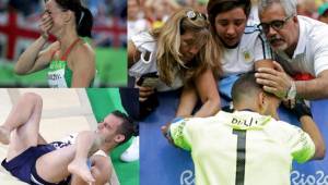 Las derrotas, el triunfo y algunas lesiones han dejado marcados a los atletas en estas Olimpiadas de Río de Janeiro que están por concluir.