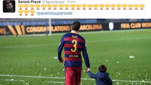 El tuit del jugador del Barcelona que enciende la polémica.