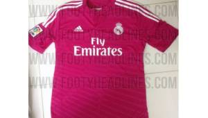 Así se vería la nueva camiseta del Real Madrid, la que utilizará en ciertos partidos.