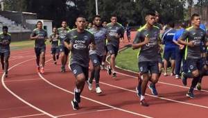 El mediocampista Luis Garrido fue la novedad en el entrenamiento del Motagua este viernes en Tegucigalpa. Fotos: Cortesía Motagua