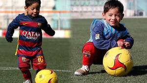 Murtaza Ahmadi tiene 5 años y ya pudo utilizar una camisa original de Messi.