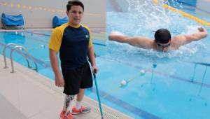Emmanuel Díaz tiene seis meses de estarse preparando para los Paralímpicos.
